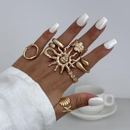 Solara Coast Open Ring Set