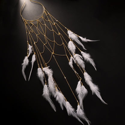 Feather Headpiece – Festive Glam Accessory